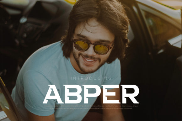 Abper: The Bold Modern Display Font for Creative Marketers