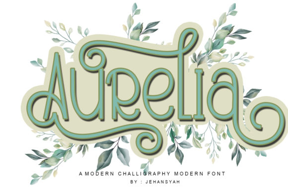 Aurelia: A Thin, Organic Display Font for Crafters