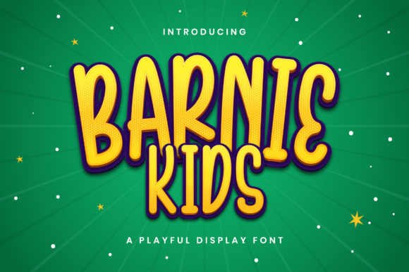 Barnie Kids: A Fun and Playful Display Font for Engaging Campaigns
