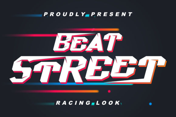 Beat Street: The Perfect Display Font for Racing-Themed Crafts