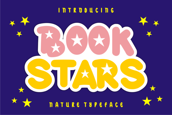 Book Stars: A Trendy Display Font for Eye-Catching Designs