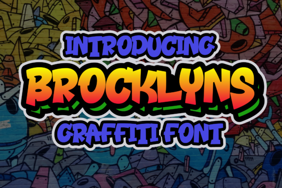 Discover Brocklyns: A Cool Graffiti-Style Display Font