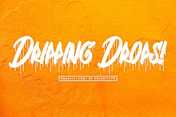Discover Dripping Drops: A Cool and Urban Display Font