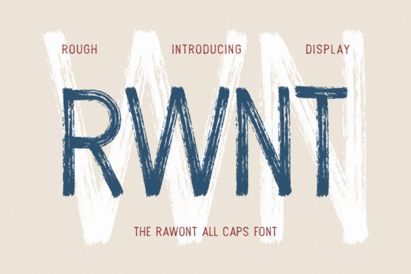 Discover Rawont: A Bold and Unique Display Typeface