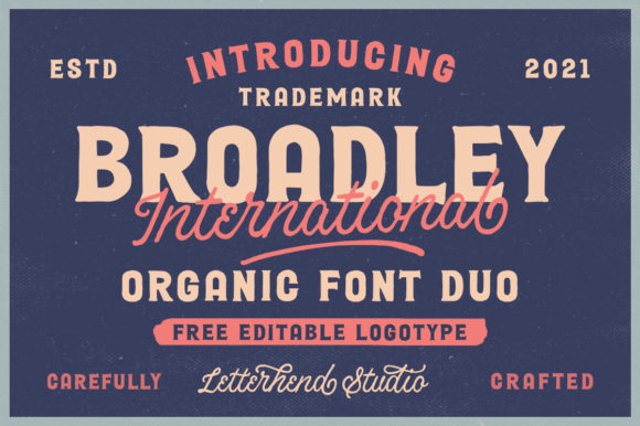 Enhance Your Brand with Broadley: A Vintage Display Font