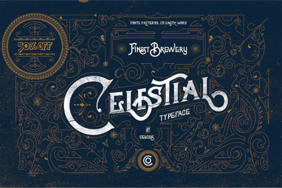 Enhance Your Brand with Celestial, the Vintage Display Font