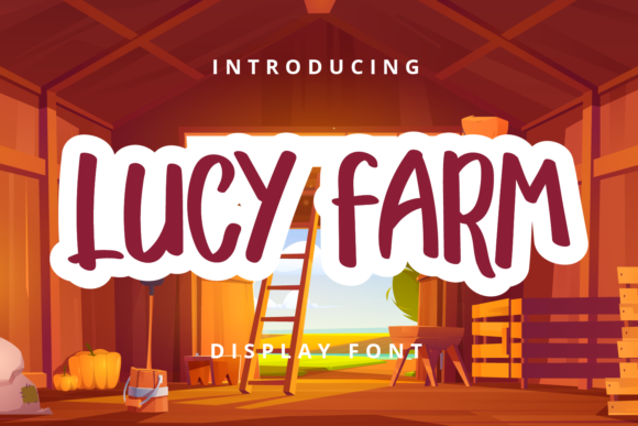 Enhance Your Brand with Lucy Farm, the Quirky Display Font