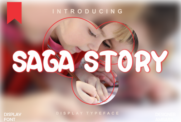 Enhance Your Brand with Saga Story: A Friendly Display Font