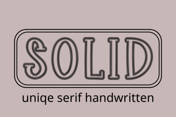 Enhance Your Brand with Solid: A Sharp and Simple Display Font