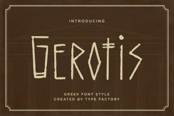 Gerotis: A Versatile Display Font for Creative Web Projects