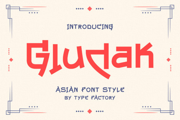 Gludak: A Striking Display Font for Editorial Design