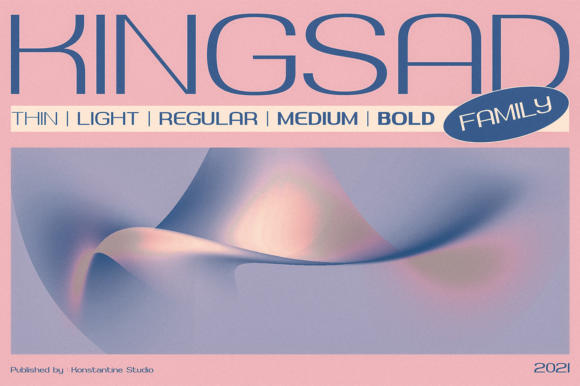 Kingsad: A Robotic Display Font for Modern Web Design