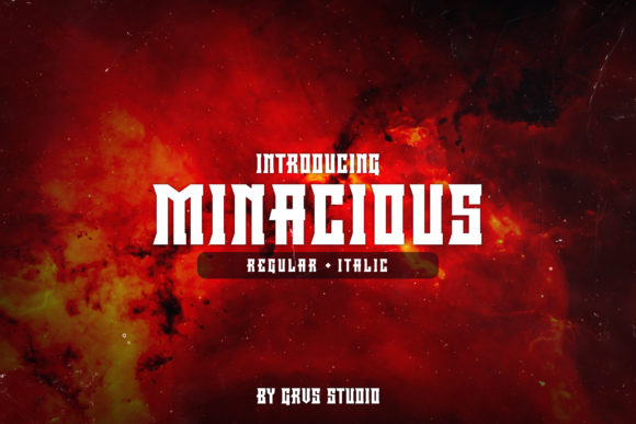 Minacious: The Bold Display Font for Impactful Design