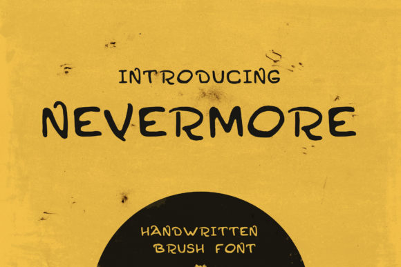 Nevermore: A Unique Display Font for Editorial Design