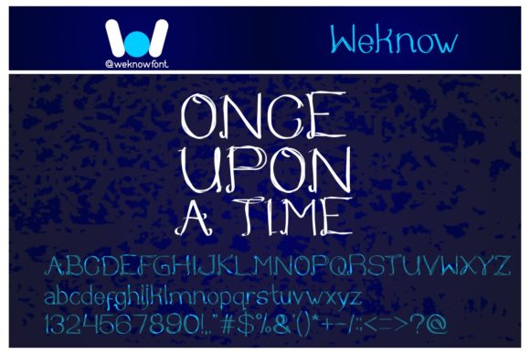 Once Upon a Time: A Charming Display Font for Web Design