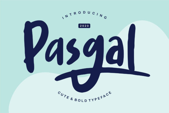 Pasgal: A Charming Display Font for Trendy Craft Projects