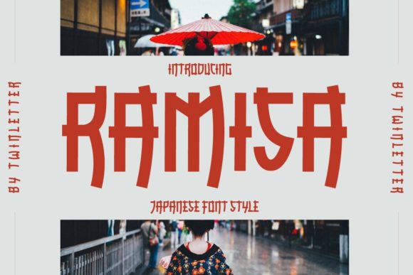 Ramisa: A Unique Japanese-Style Display Font for Editorial Design