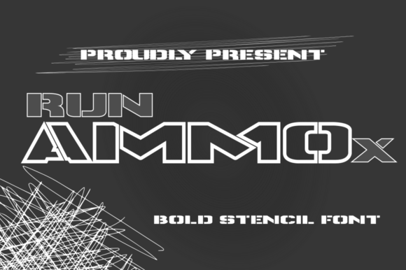 Runammox: The Bold Slab Stencil Font for Eye-Catching Campaigns