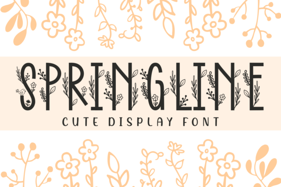 Springline: A Delicate and Friendly Display Font for Editorial Design