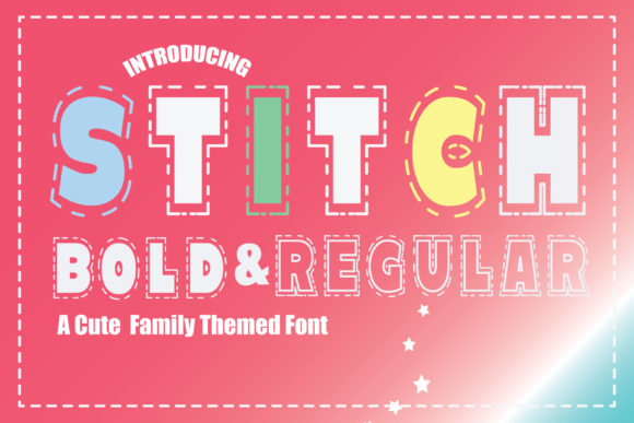 Stitch: A Thick Lettered Font for Eye-Catching Branding