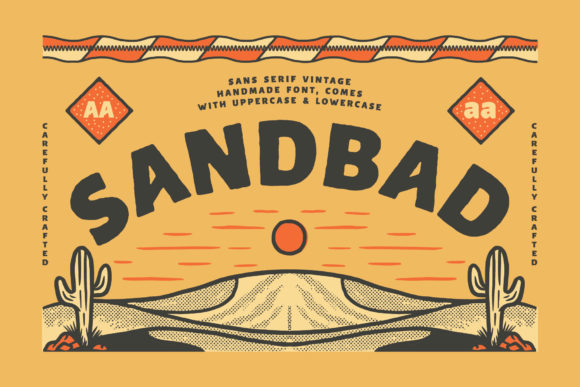 Transform Your Brand with Sandbad: A Bold and Clean Display Font