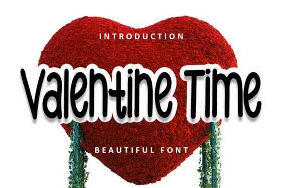 Valentine Time: A Charming Display Font for Creative Projects