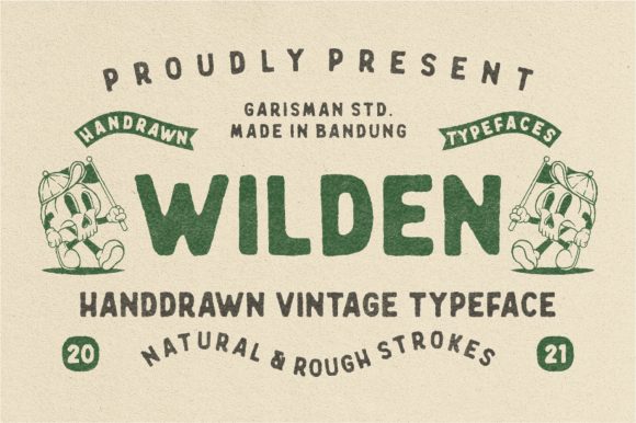 Wilden: The Perfect Vintage Font for Crafters and Designers