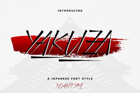 Yakuza: A Unique Brush Display Font for Creative Projects