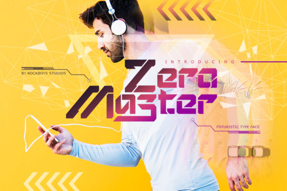 Zero Master: A Modern Font for Creative Makers